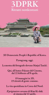 "3DPRK - Portraits from North Korea - Pyongyang, oggi.Frammenti di vita quotidiana" del fotografo Matjaz Tancic