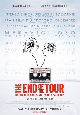 Anteprima del film The end of the tour all'Apollo spazioCinema