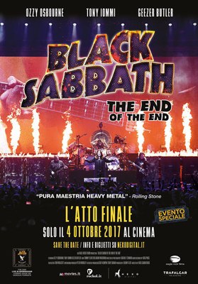 Black Sabbath: the end of the end - evento speciale, al cinema solo il 4 ottobre