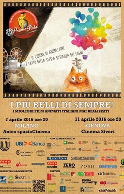 Premio Itala - Per la prima volta selezionati e premiati i migliori film della storia del cinema d’animazione italiano