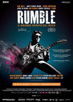 RUMBLE - IL GRANDE SPIRITO DEL ROCK solo il 19-20 e 21 marzo nelle sale spazioCinema