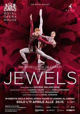 The Royal Ballet
JEWELS
In diretta via satellite 

 ore 20.15
