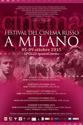 Torna il Festival del cinema russo a Milano