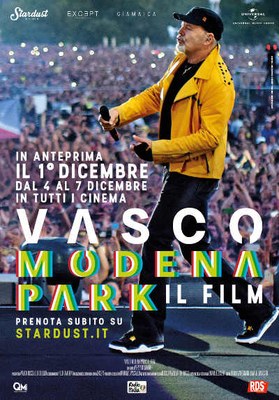 Vasco Modena Park - Il film: dall'1 al 5 dicembre a spazioCinema Cremona po