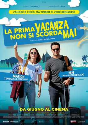 Patrick Cassir, regista, e la protagonista Camille Chamoux presentano il film LA PRIMA VACANZA NON SI SCORDA MAI 