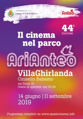 Online la seconda parte del programma ARIANTEO presso il parco di Villa Ghirlanda 2019