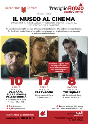 Treviglio Anteo spazioCinema e Accademia Carrara presentano: IL MUSEO AL CINEMA 