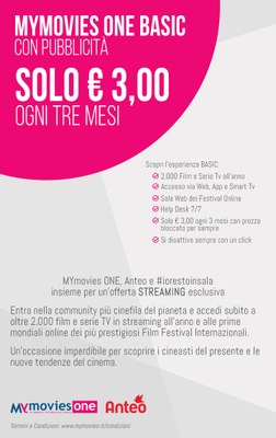 Abbonamento streaming MYMOVIES ANTEO