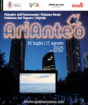 AriAnteo 2025, il cinema sotto le stelle di Milano