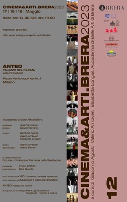Cinema e Arti.Brera XII edizione