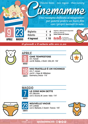 Continua CineMamme: la rassegna di Anteo dedicata ai neo-genitori!