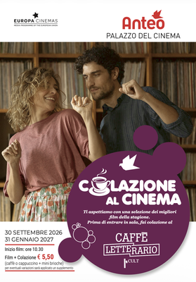 COLAZIONE AL CINEMA: Film + Colazione € 5,50!