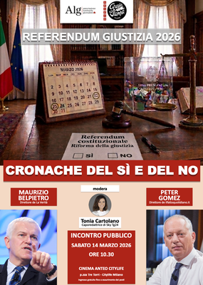 Cronache del SI e del NO | UN CONVEGNO SUL REFERENDUM