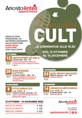 Domenica CULT in Ariosto Anteo spazioCinema