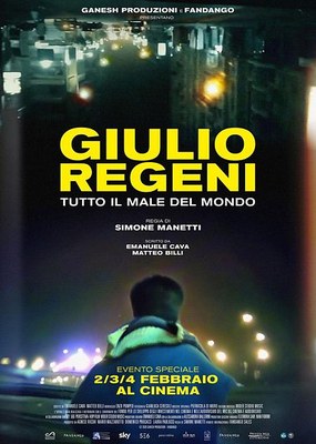 Anteprima GIULIO REGENI. TUTTO IL MALE DEL MONDO di Simone Manetti | Incontro in streaming da Anteo Palazzo del Cinema con il regista, gli autori, i genitori e l’avvocata della famiglia Regeni