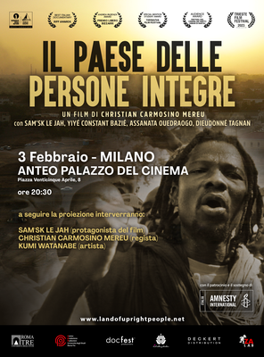 Il cast del film presenta IL PAESE DELLE PERSONE INTEGRE di Christian Carmosino Mereu