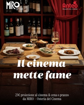IL CINEMA METTE FAME | Cinema + Pasto = l’accoppiata perfetta!