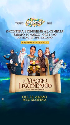 IL VIAGGIO LEGGENDARIO di Alessio Liguori | DOMINICK ALAIMO e ERICK PARISI saranno in sala per un saluto a inizio proiezione