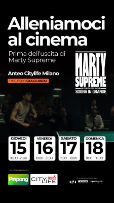 Lezioni di Ping Pong e torneo in attesa di MARTY SUPREME di Josh Safdie 