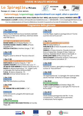 Lo Spiraglio a Milano 2025 | Film Festival della salute mentale