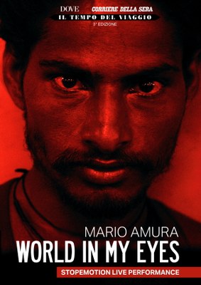 Mario Amura WORLD IN MY EYES | Stopemotion live performance