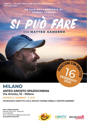 SI PUÒ FARE di Thomas Torelli, dibattito con il regista e il protagonista Matteo Gamerro