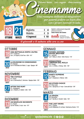 CineMamme: la rassegna di Anteo dedicata ai neo-genitori!