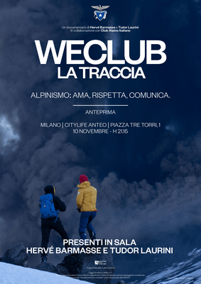 WECLUB – LA TRACCIA un documentario di Hervé Barmasse e Tudor Laurini | REGISTI IN SALA 