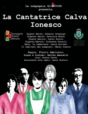 La compagnia gli Artivori presenta LA CANTATRICE CALVA di Ionesco