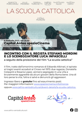LA SCUOLA CATTOLICA | In sala il regista Stefano Mordini e lo sceneggiatore Luca Infascelli 