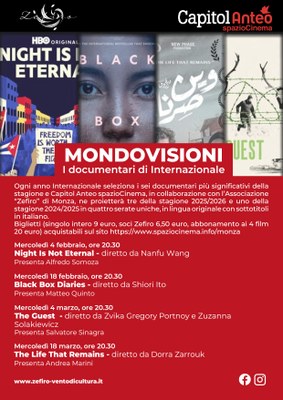 Mondovisioni – I documentari di Internazionale 2025-2026