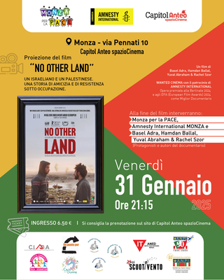 NO OTHER LAND, docufilm di quattro giovani attivisti palestinesi e israeliani pluripremiato | Introduzione con ospiti in sala