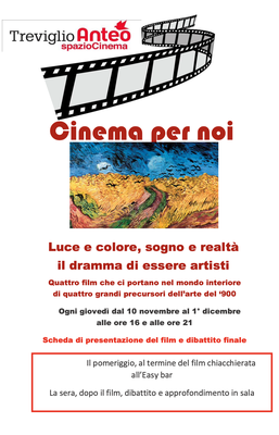 Cinema per noi: Luce e colore, sogno e realtà, il dramma di essere artisti 