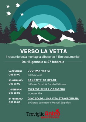 VERSO LA VETTA | Il racconto della montagna attraverso 4 film documentari